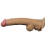 Фаллоимитатор Dual-Layered Silicone Handle Nature Cock LV411034, телесный - Фото №11