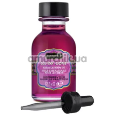 Олія для орального сексу з зігріваючим ефектом Kama Sutra Oil Of Love Raspberry Kiss - малина, 22 мл - Фото №1