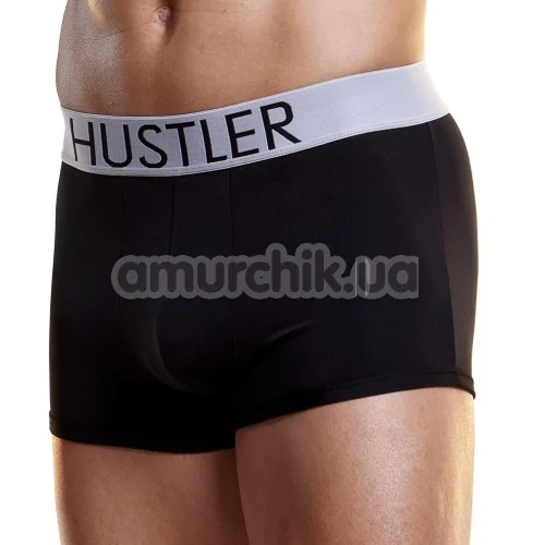 Труси-боксери чоловічі Logo Elastic Microfiber Trunk чорні (модель MH1)