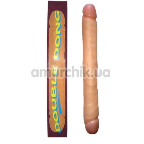 Двокінцевий фалоімітатор Double Dong тілесний