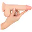 Фаллоимитатор Nature Skin Dildo With Movable Skin 19 см, телесный - Фото №6