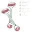 Роликовый массажер Geske Rose Quartz Face & Body Roller 5 in 1, зеленый - Фото №5