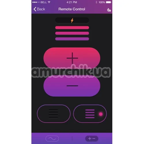Анальна пробка з вібрацією Lovense Hush Medium, чорна