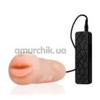 Симулятор орального сескса з вібрацією Realstuff Lifelike Vibrating Stroker - Фото №1