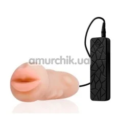 Симулятор орального сескса з вібрацією Realstuff Lifelike Vibrating Stroker - Фото №1