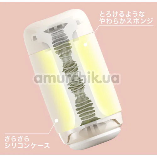 Мастурбатор Tenga Puffy Latte Brown, бежевый