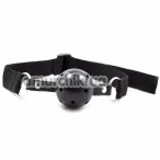 Кляп Ball Gag BDSM, чорний - Фото №1