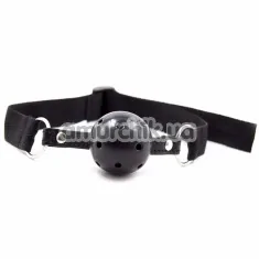 Кляп Ball Gag BDSM, черный - Фото №1