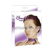 Нашийник Bad Kitty Naughty Toys Collar з маленьким кільцем, фіолетовий - Фото №1