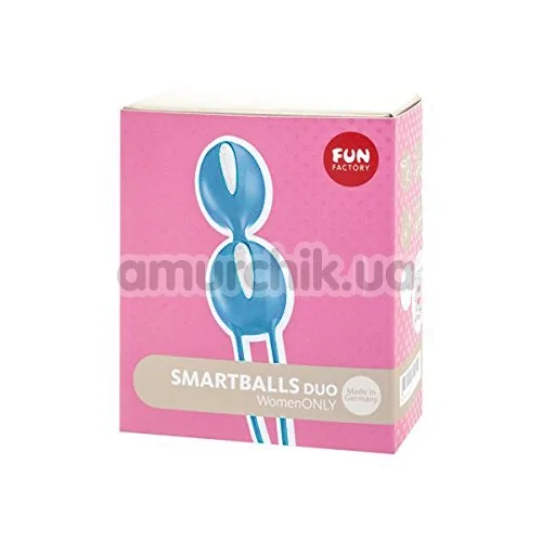 Вагинальные шарики Fun Factory Smartballs Duo, голубые