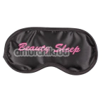 Маска на глаза Eye Mask Beauty Sleep, черно-розовая - Фото №1