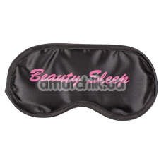 Маска на глаза Eye Mask Beauty Sleep, черно-розовая - Фото №1