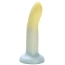 Фаллоимитатор Alume Smooth Silicone Dildo, зелено-желтый - Фото №1