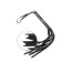 Плеть S&M Fancy Leather Flogger 112, черная - Фото №3