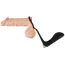 Вібростимулятор простати з ерекційним кільцем Black Velvets Vibrating Ring & Plug, чорний - Фото №7