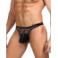 Трусы-стринги мужские Star Night Mesh Net Male G-String, черные - Фото №2