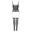 Комбинезон Daring Intimates Net Suspender Bodystocking, черный - Фото №5