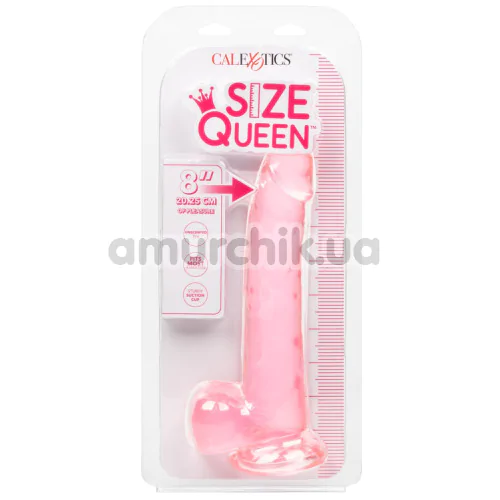 Фаллоимитатор Size Queen Dong 8, розовый