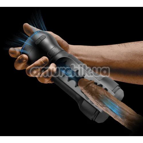 Набор Kiiroo Interactive Suction Device + Stroker: интерактивная насадка PowerBlow + мастурбатор Kiiroo Feel Pocket Male Masturbator PBC (Crystal Texture)