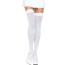 Панчохи Leg Avenue Opaque Nylon Thigh High Stockings, білі