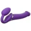 Безремневий страпон з вібрацією Strap-On-Me Vibrating Bendable Strap-On L, фіолетовий - Фото №2