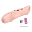 Насадка на пенис с вибрацией Pretty Love Penis Sleeve Cecelia, телесная - Фото №5