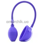 Вакуумна помпа для клітора Silicone Clitoral Pump, фіолетова - Фото №1