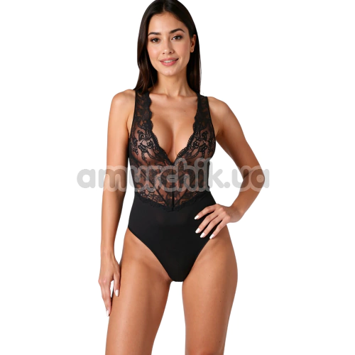 Боди Passion Free Your Senses Evalie, черное - Фото №1