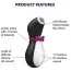 Симулятор орального секса для женщин Satisfyer Penguin, черный - Фото №10