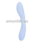 Вибратор для точки G Sweet Em Velvet Lure Deep Flow, голубой - Фото №1