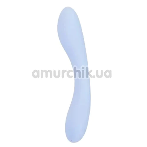 Вибратор для точки G Sweet Em Velvet Lure Deep Flow, голубой - Фото №1