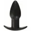 Анальна пробка з вібрацією Anal Fantasy Collection Remote Control Silicone Plug, чорна - Фото №7