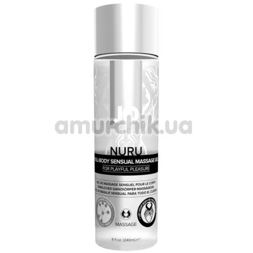 Гель для массажа JO Nuru Full-Body Sensual Massage Gel, 240 мл