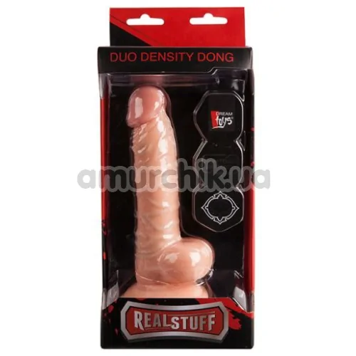 Фаллоимитатор Realstuff Duo Density Dong 7, телесный
