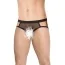 Мужские трусы с открытыми ягодицами Mens Briefs 4521, черные - Фото №1