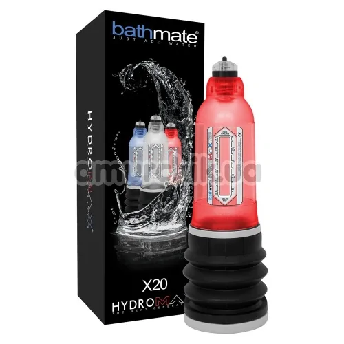 Гідронасос для збільшення пеніса Bathmate Hydromax X20, червоний