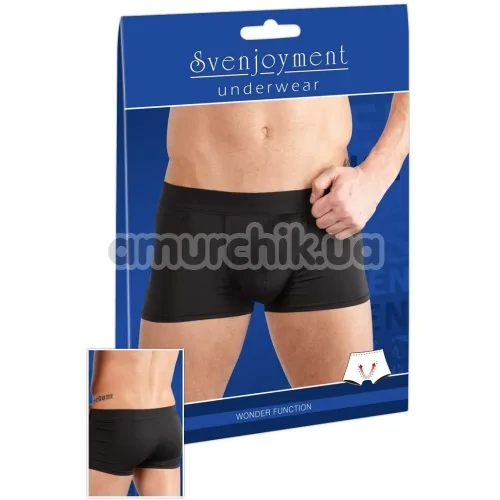 Труси-шорти чоловічі пуш-ап Svenjoyment Underwear Wonder Function 2132060, чорні