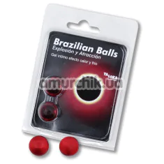 Лубрикант c согревающим и охлаждающим эффектом Brazilian Balls, 2 шт - Фото №1