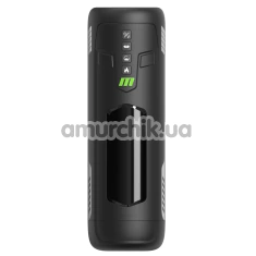 Мастурбатор с вибрацией и подогревом M for Men Master Blaster, черный - Фото №1