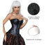 Корсет Star Night Sexy Leather Zipper Corset, черный - Фото №12