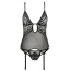 Комплект Passion Free Your Senses Erza Corset, чорний: корсет + трусики - Фото №3