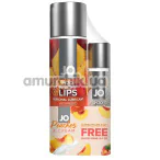 Набор оральных лубрикантов JO Peaches & Cream: JO H2O Peachy Lips + JO H2O Vanilla - Фото №1