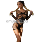 Сукня Star Night Longsleeve Fishnet Mini Dress, чорна - Фото №1