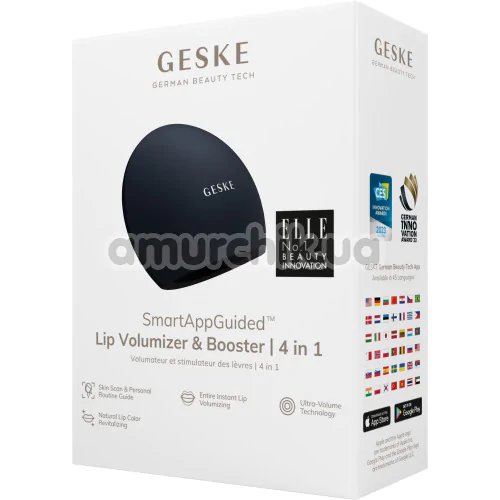 Устройство для увеличения объема губ Geske Lip Volumizer & Booster Big 4 in 1, черное