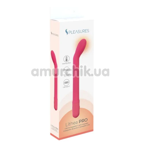 Вібратор для точки G S Pleasures Lithea Pro, рожевий