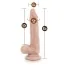 Фаллоимитатор Dr. Skin Realistic Cock Stud Muffin 8.5, телесный - Фото №5