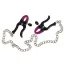 Затискачі для сосків Bad Kitty Silicone Nipple Clamps, чорні - Фото №2