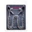 Затискачі для сосків з ланцюжком Lucky Bay Nipple Play Chain Heavy Metall, срібні - Фото №2