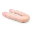 Двокінцевий фалоімітатор Easy Toys Duo Dildo 17 см, тілесний - Фото №3