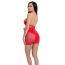 Платье с сетки Girl Gone Bad Dress, красное - Фото №2